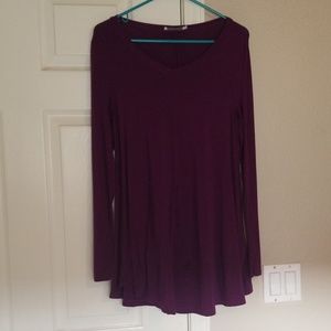 Purple tunic size medium